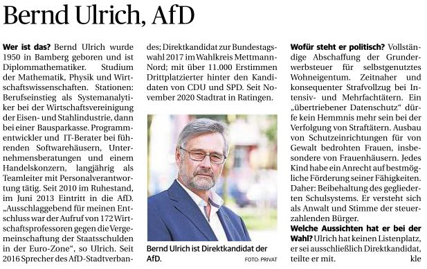 Vorstellung Rheinische Post